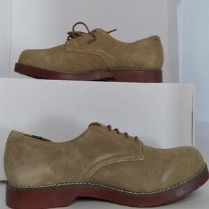School Issue Classic Suede Oxford Shoes Size 7.5 Wide